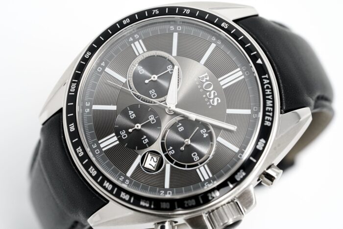 Hugo Boss Men's Watch Chronograph Black Driver Leather - HB1513085 - Image 8
